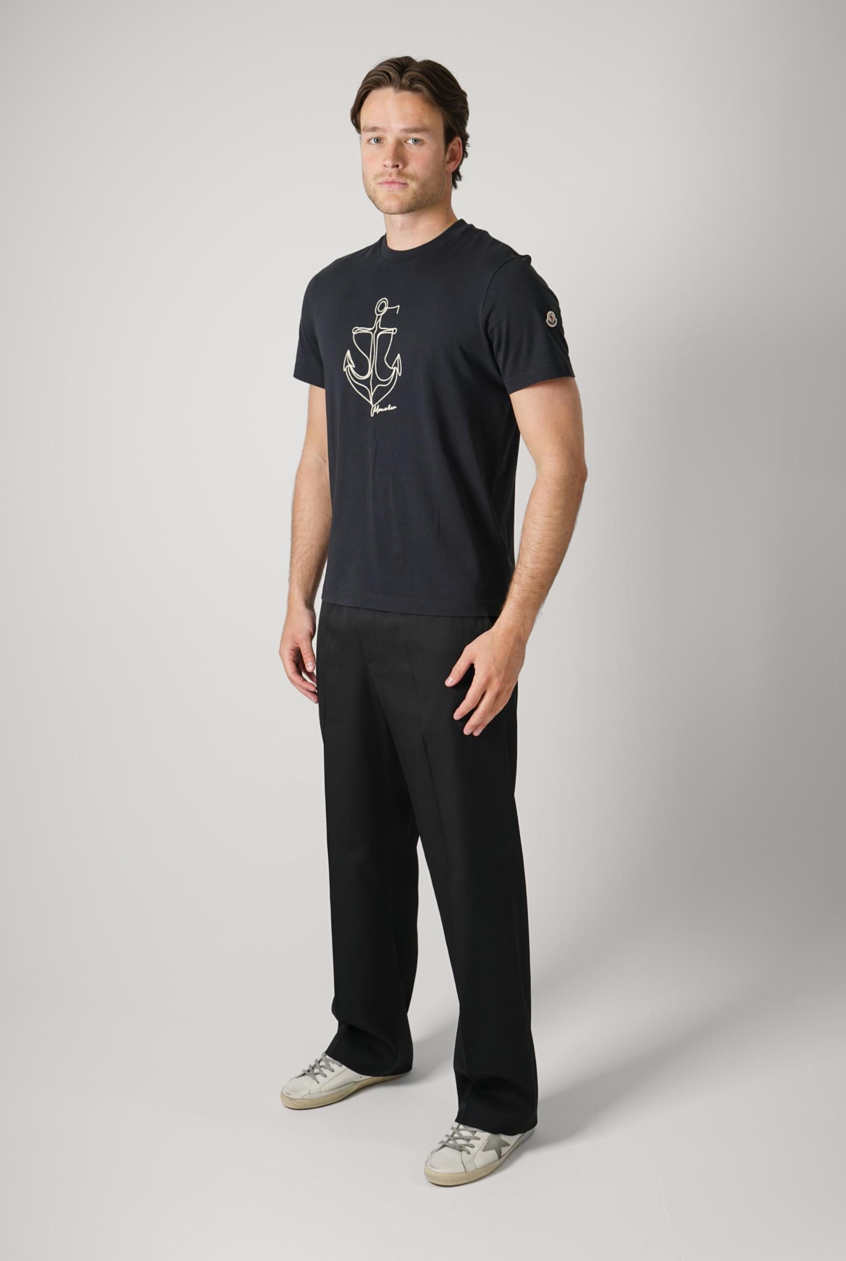 Moncler Ss T-Shirt Navy