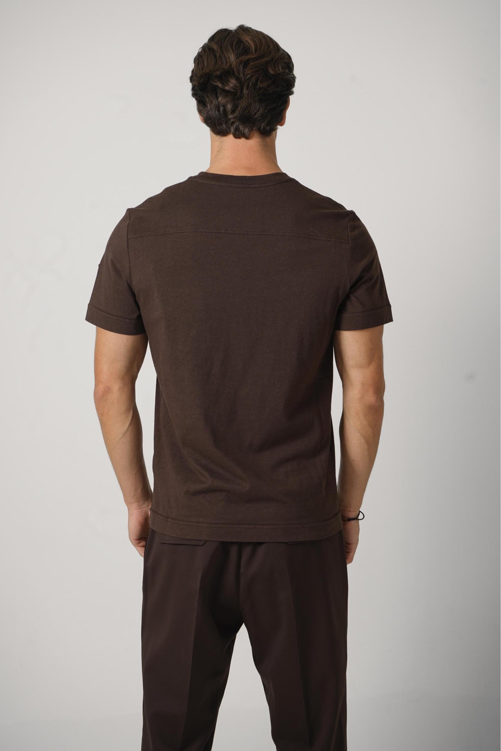 Moncler Ss Tee Brown