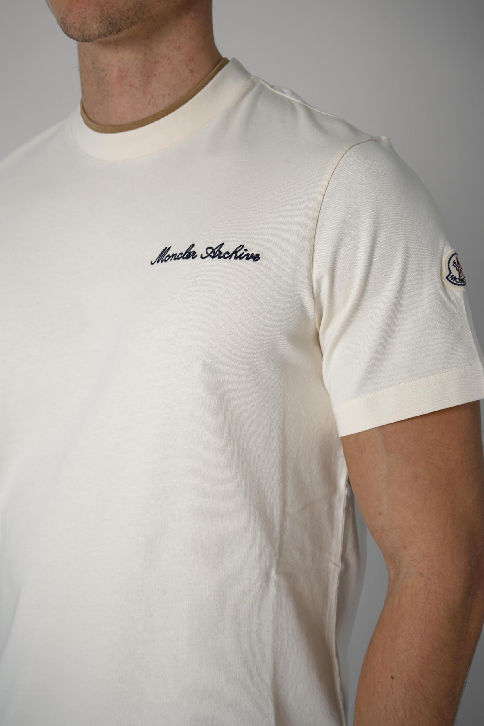Moncler Ss Tee Camel/Creme
