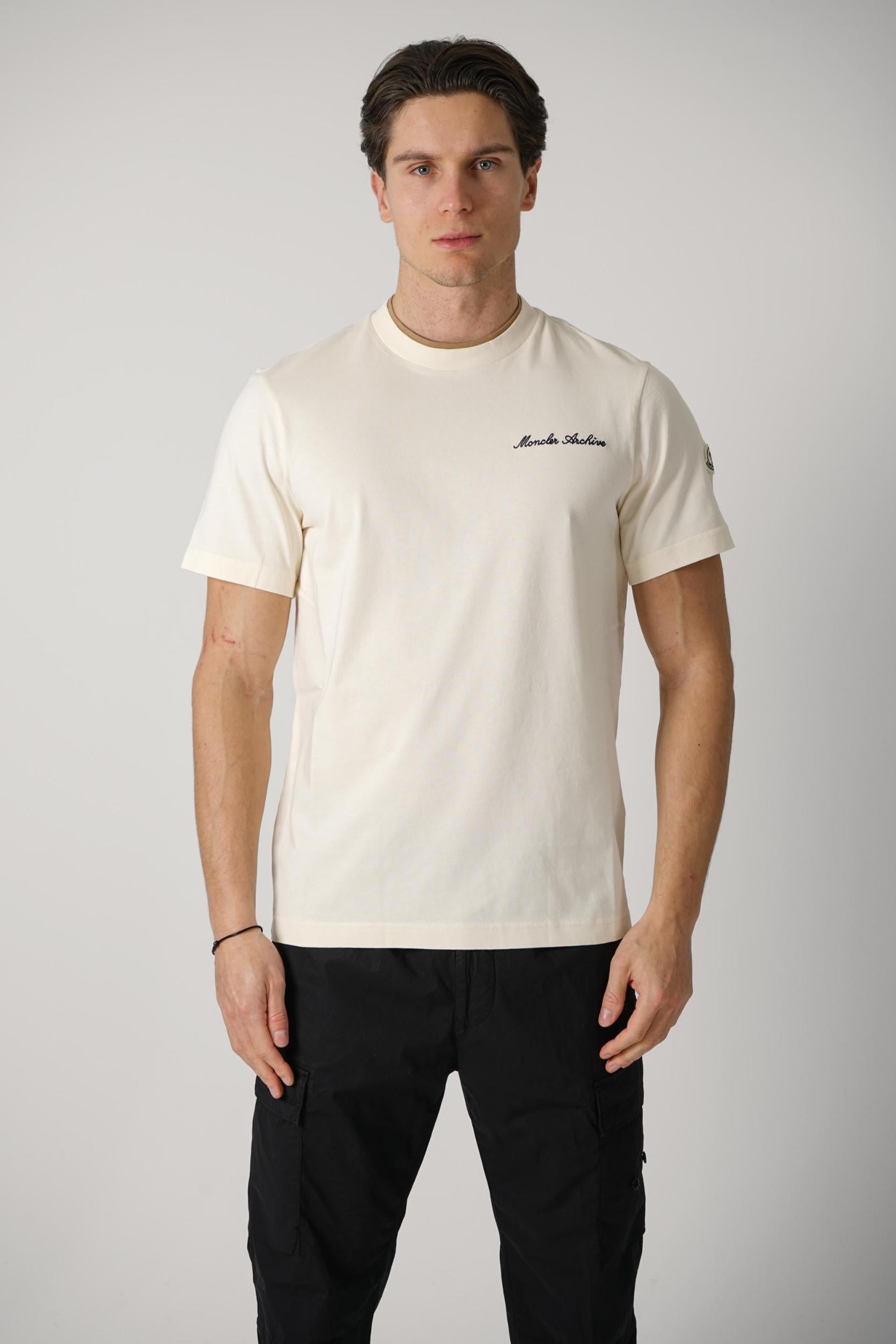 Moncler Ss Tee Camel/Creme