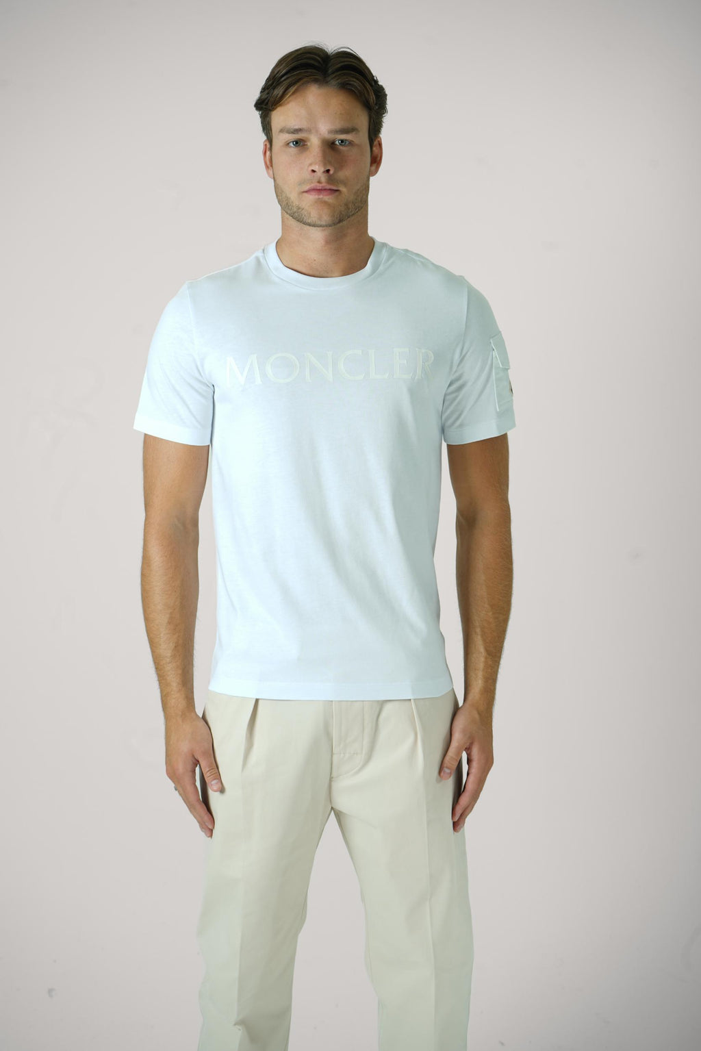 Moncler Ss Tee White