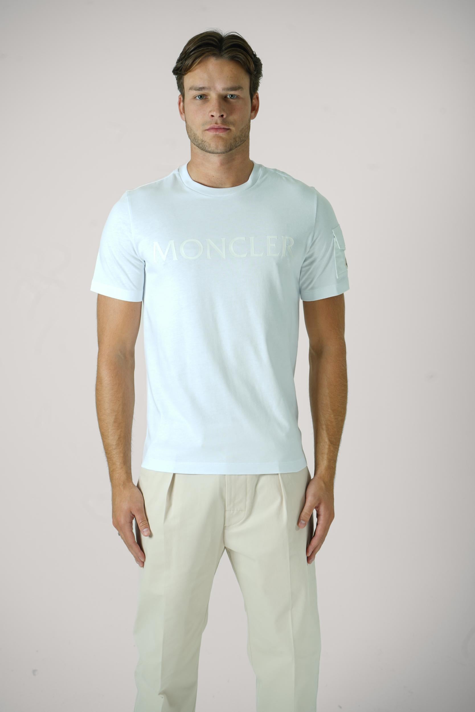 Moncler Ss Tee White