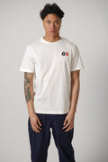 Moncler Ss Triple Patch T-Shirt White