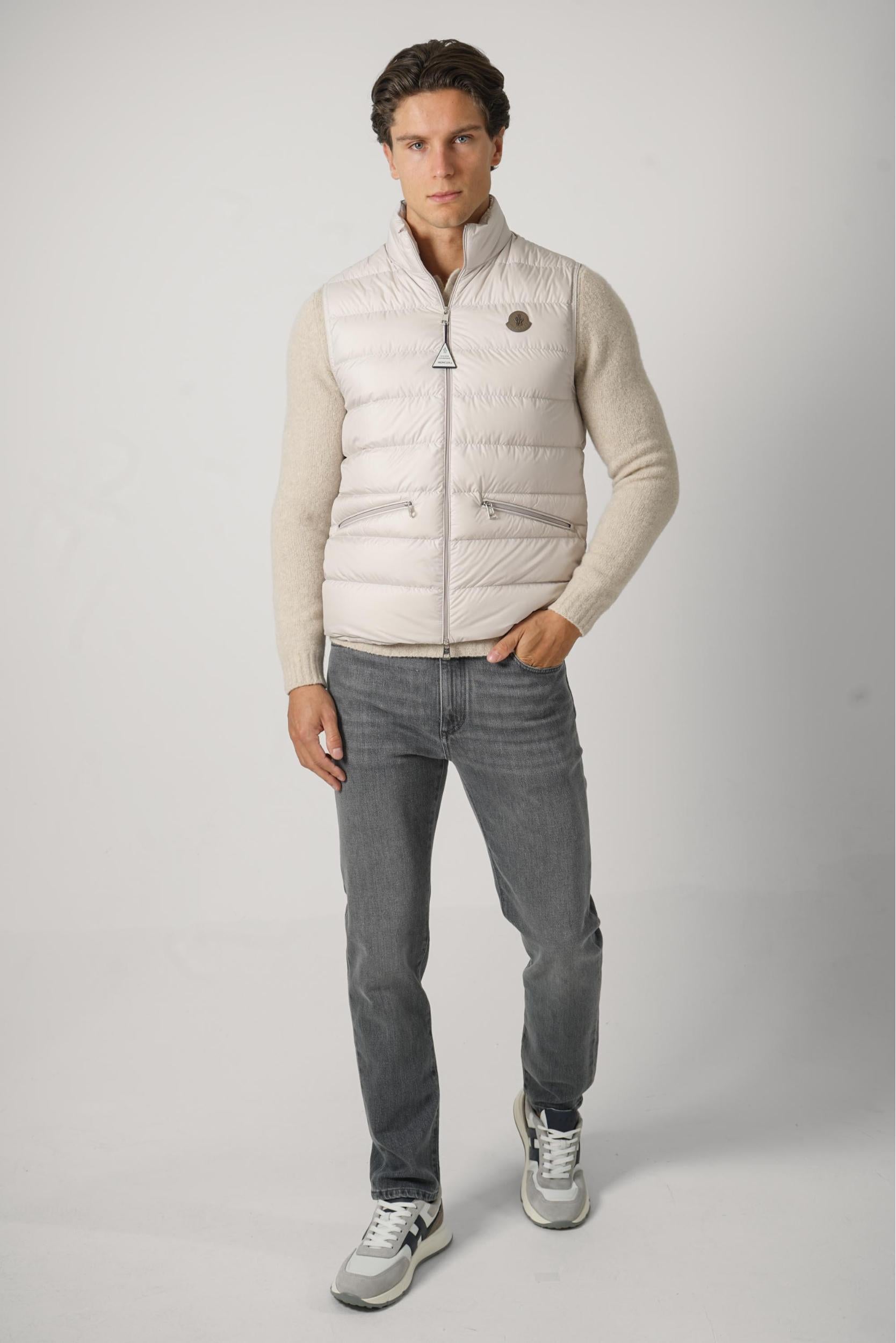 Moncler Treompan Gilet Beige