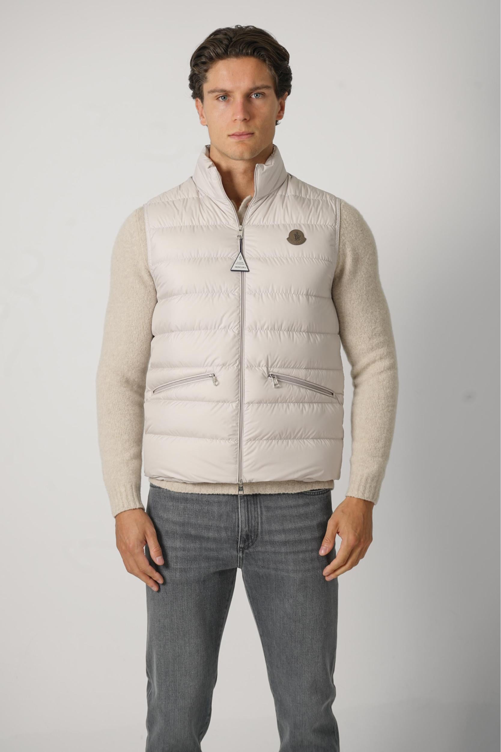 Moncler Treompan Gilet Beige