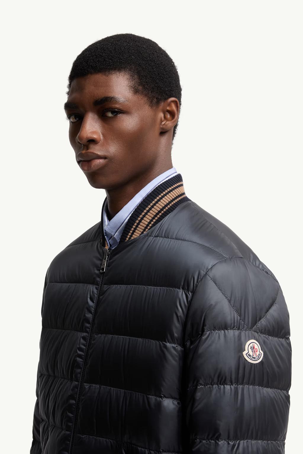 Moncler Vennes Reversible Down Bomber Jacket Camel Beige