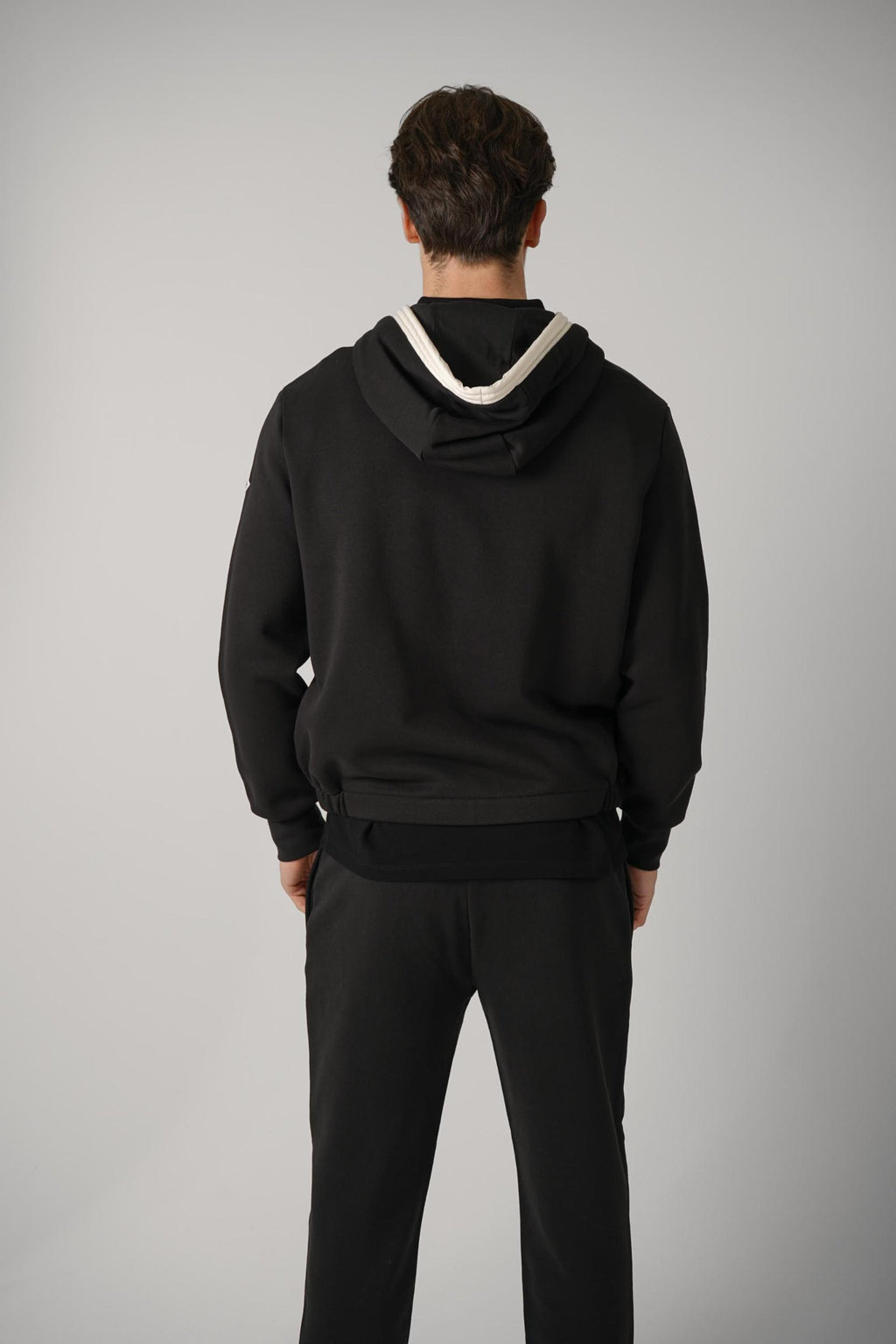 Moncler Zip Up Cardigan Black