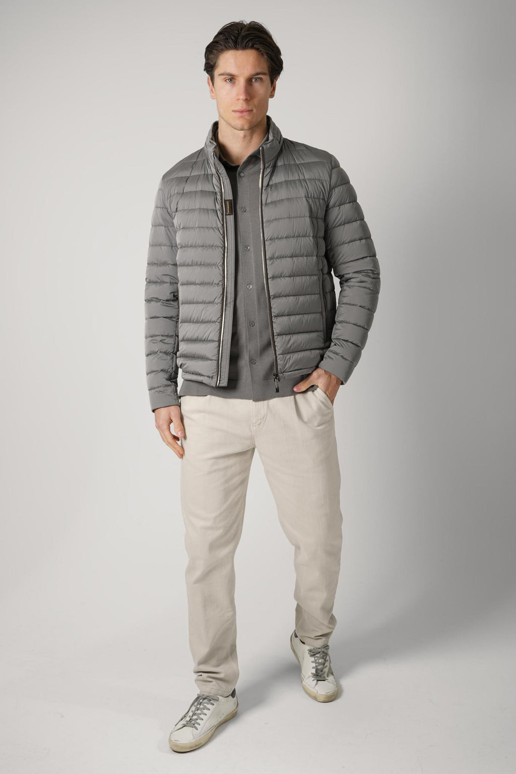 Moorer Alec S3C Watted Jacket Grey