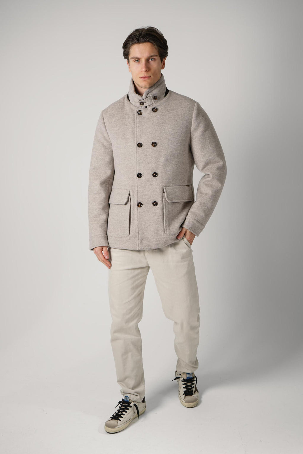 Moorer Bas Le Jacket Stone
