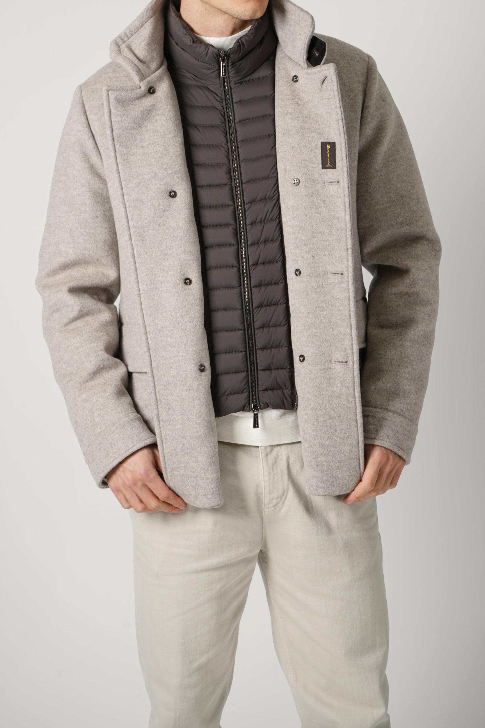 Moorer Bas Le Jacket Stone