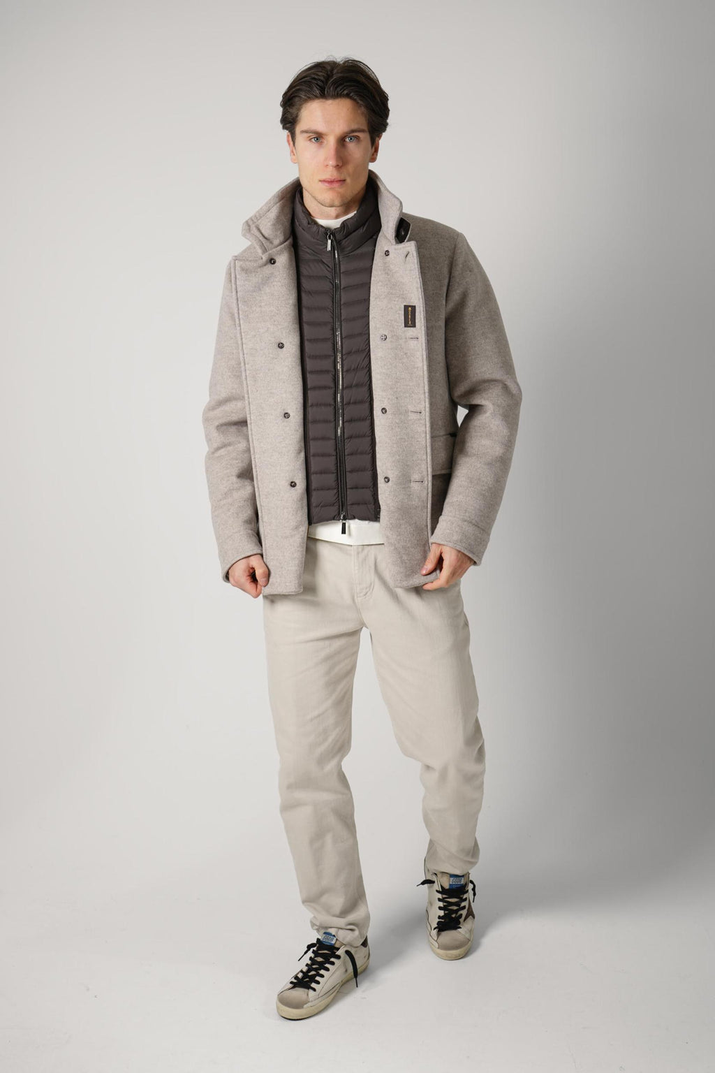 Moorer Bas Le Jacket Stone