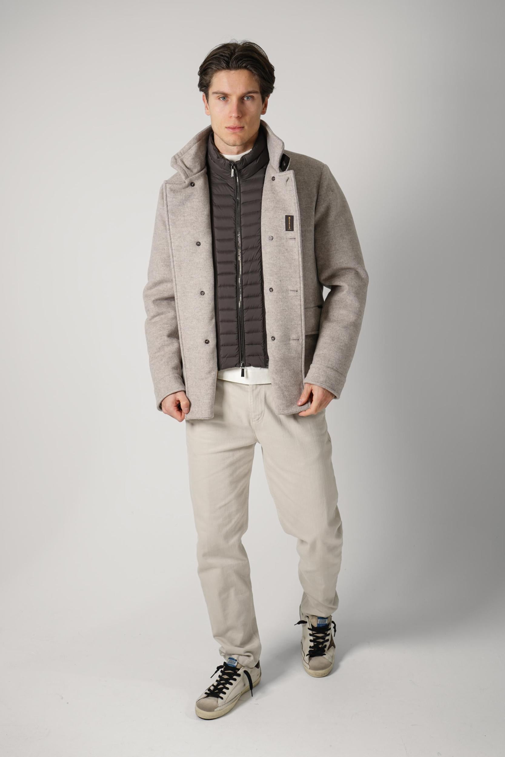 Moorer Bas Le Jacket Stone