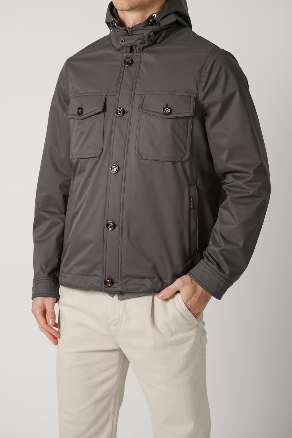 Moorer Field Jacket Dark Grey