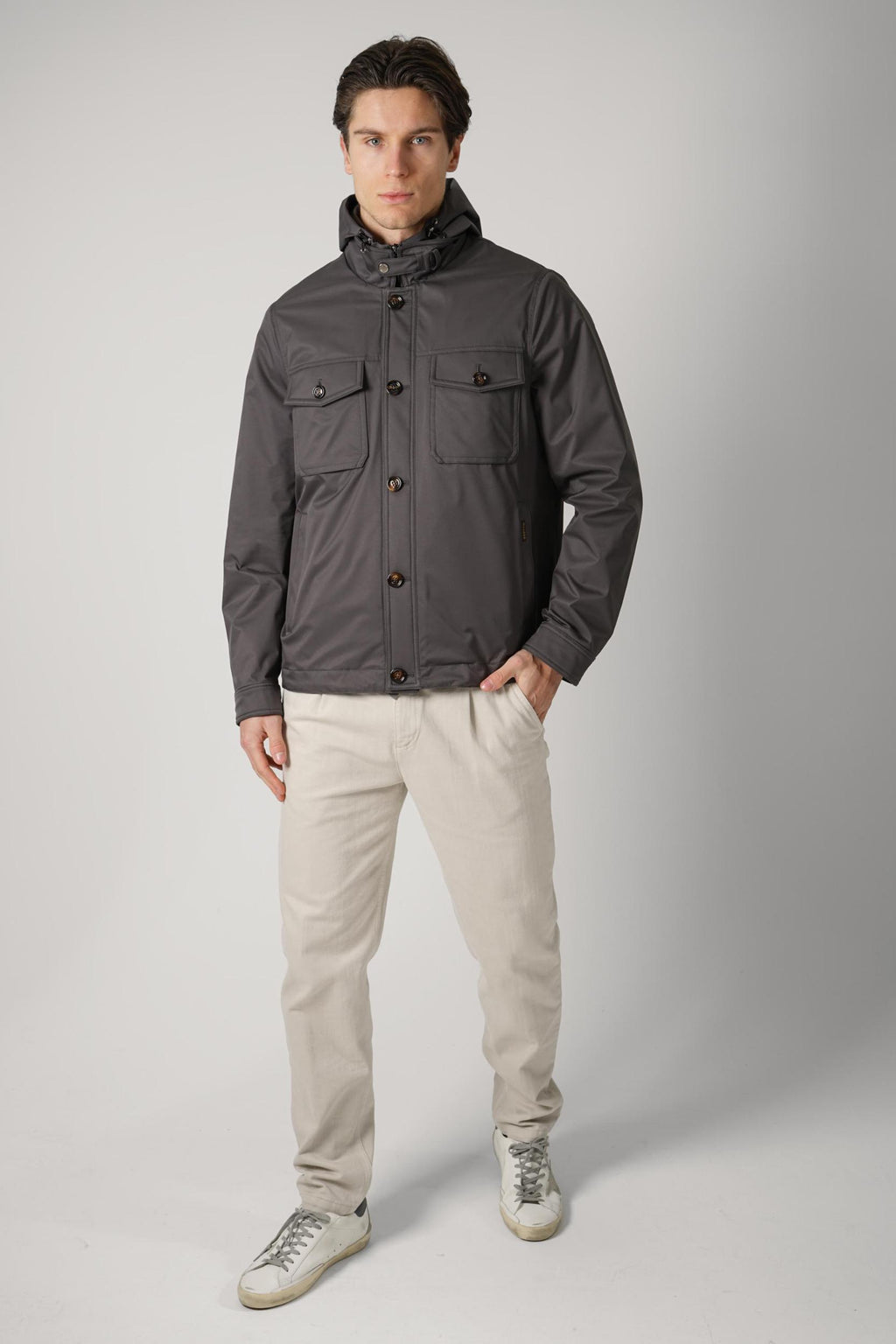 Moorer Field Jacket Dark Grey