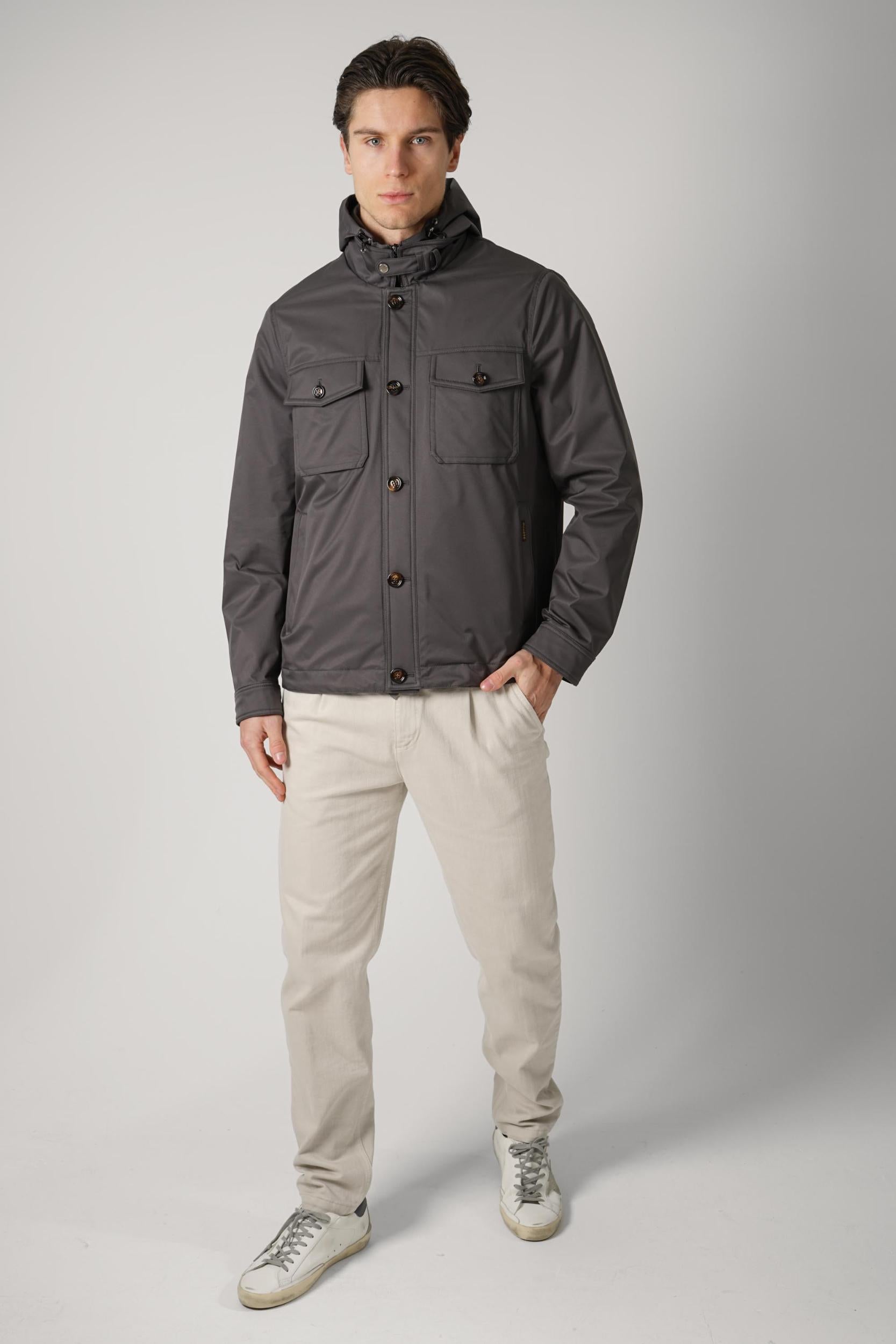 Moorer Field Jacket Dark Grey