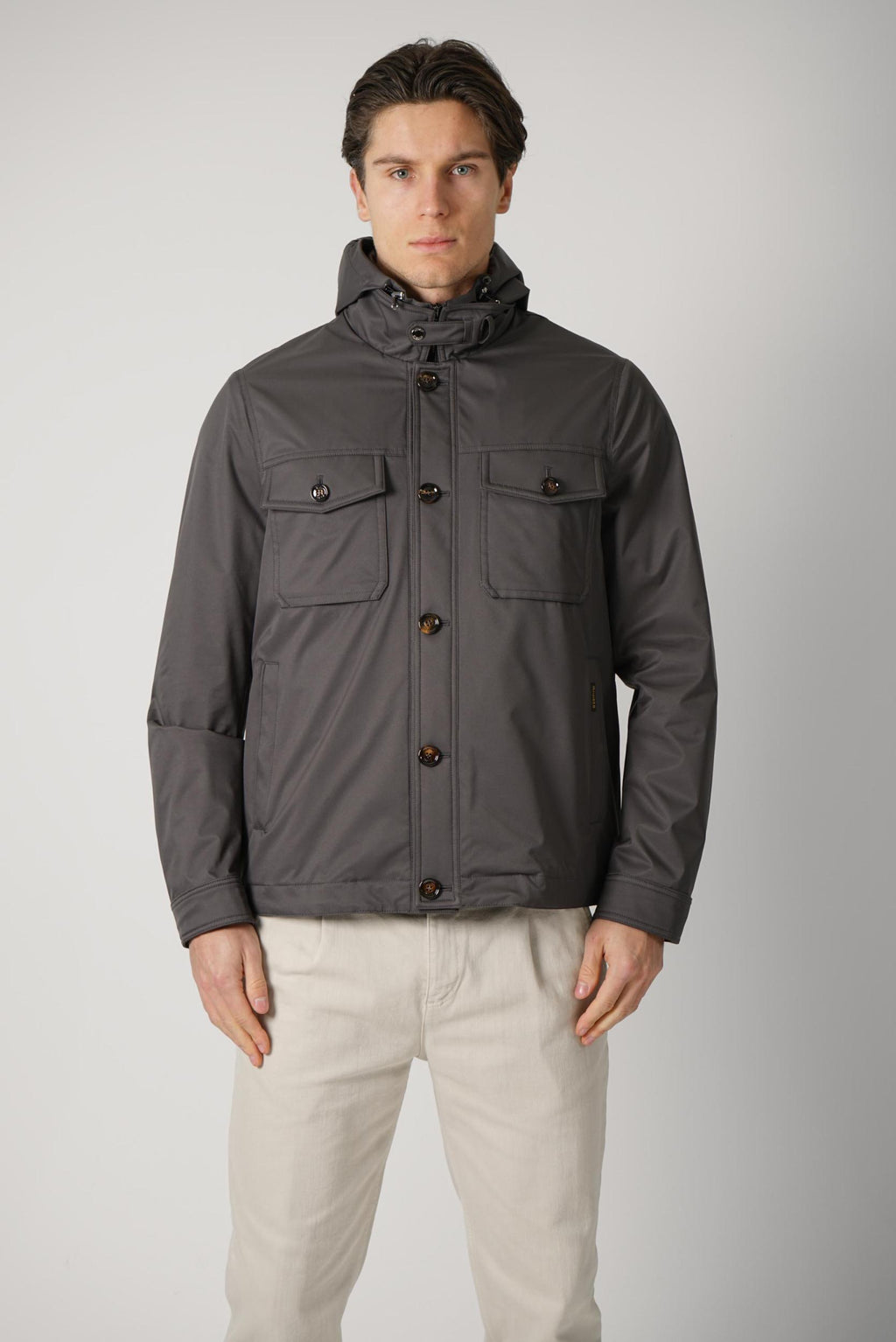 Moorer Field Jacket Dark Grey