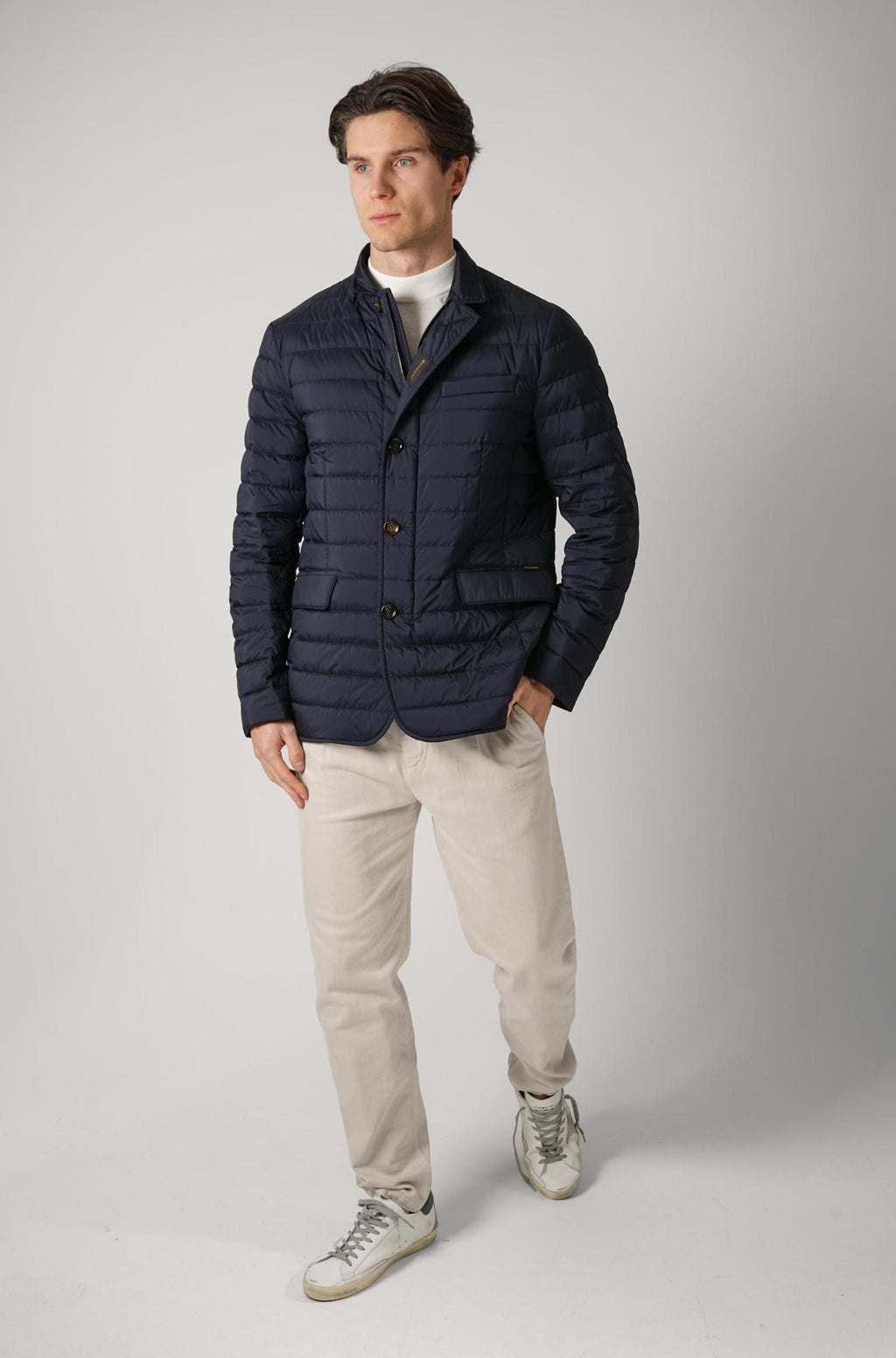 Moorer S3 Zavyer Jacket Dark Blue