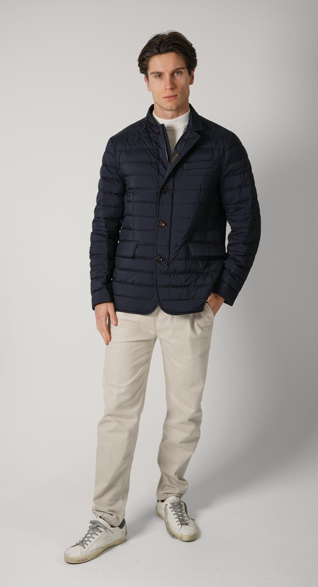 Moorer S3 Zavyer Jacket Dark Blue
