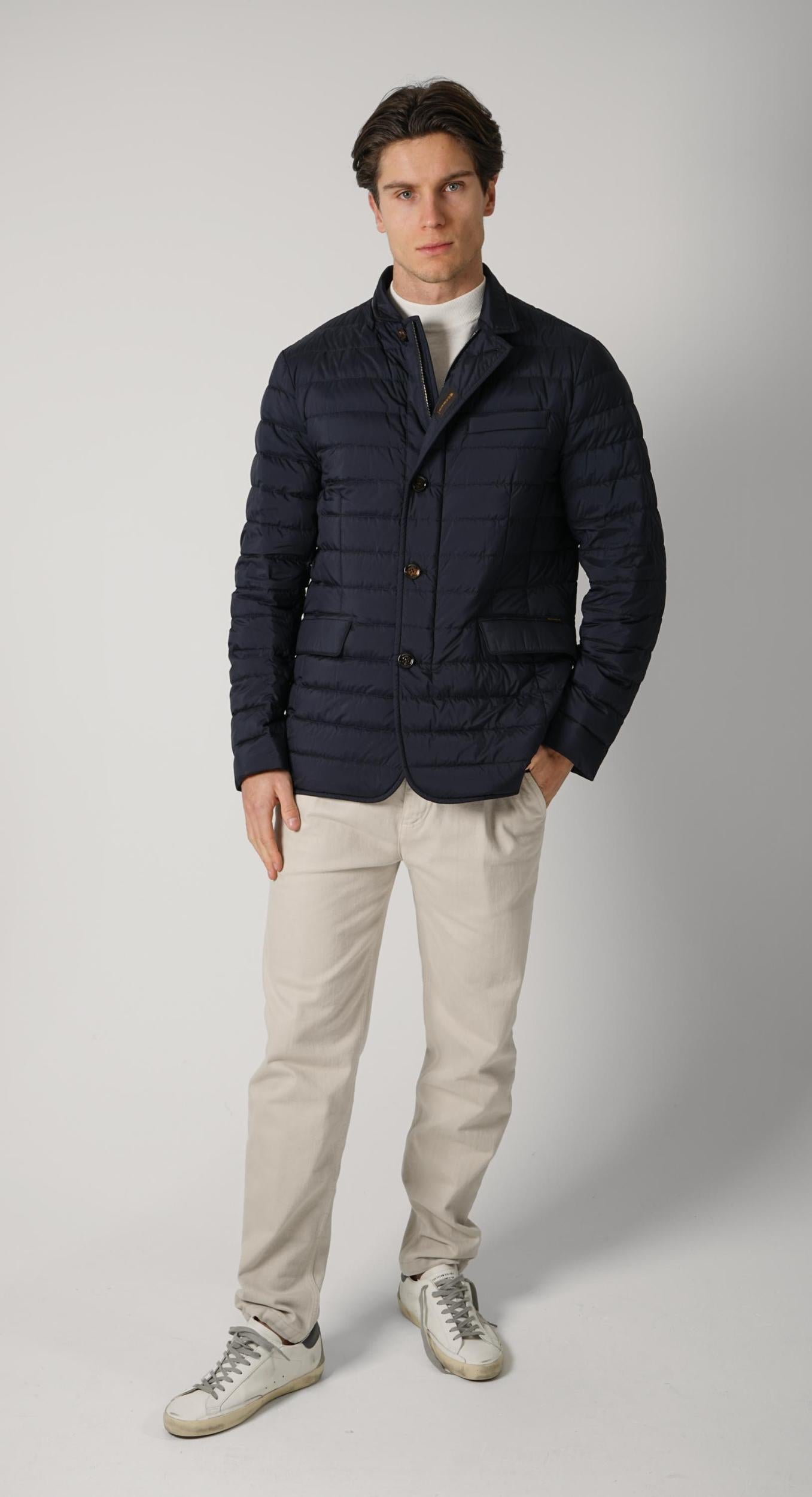 Moorer S3 Zavyer Jacket Dark Blue