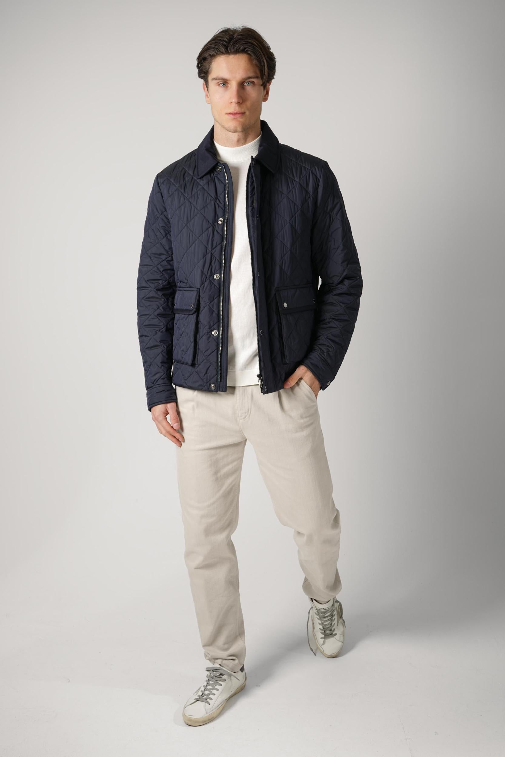 Moorer S3C Dardano Jacket Dark Blue