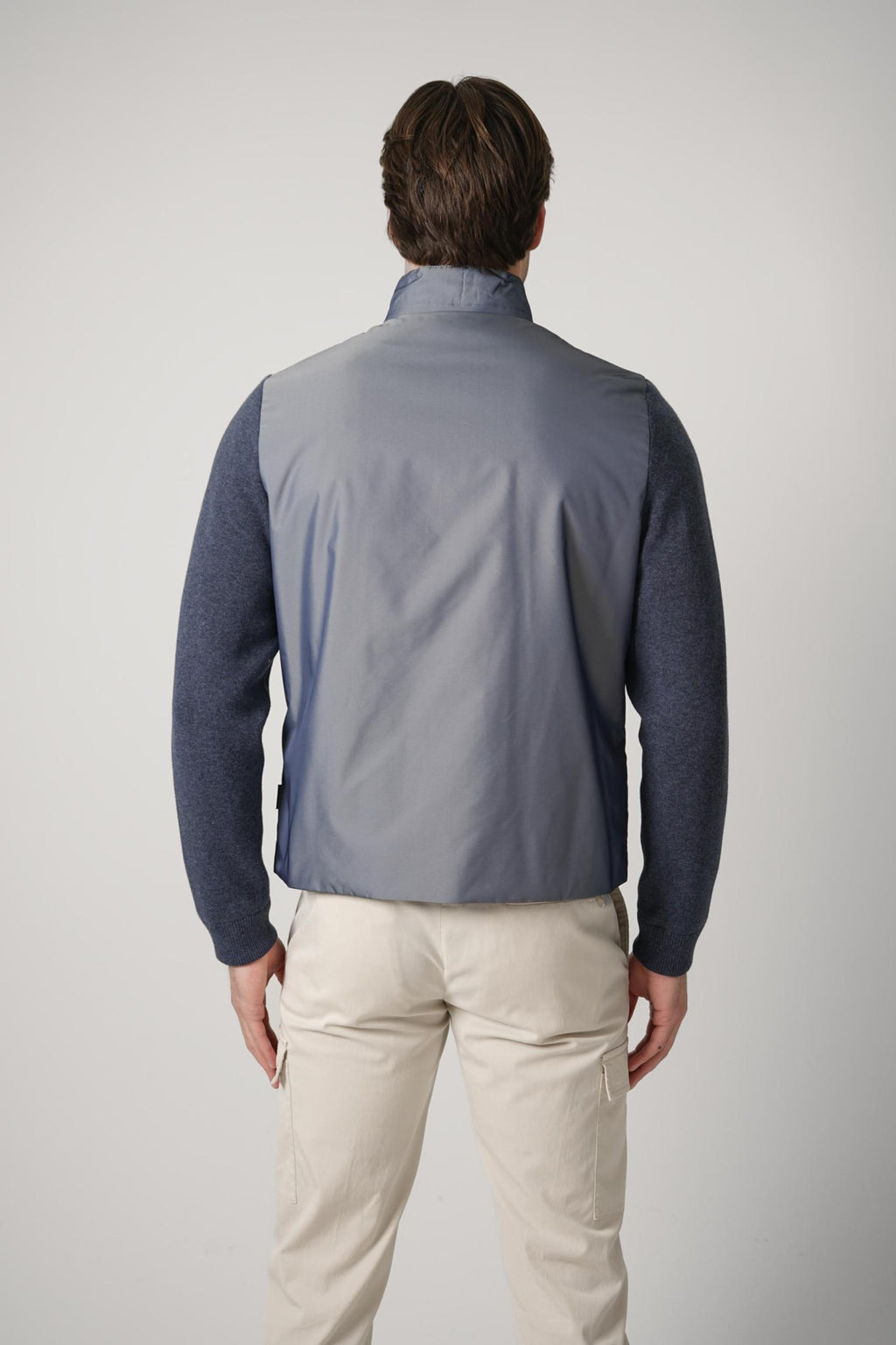 Moorer Salmon Jacket Chambray