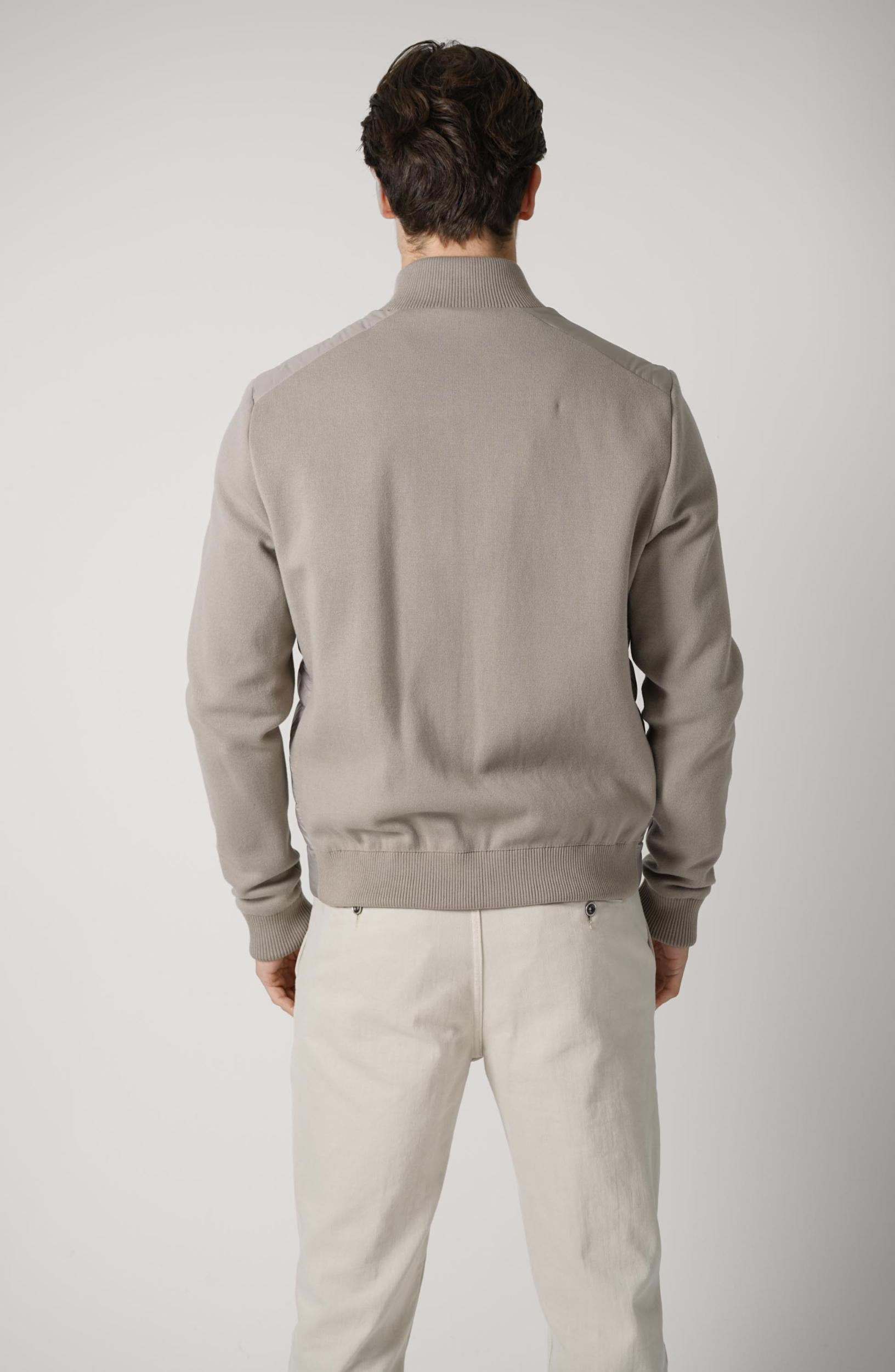 Moorer Sleeved Gilet Grey