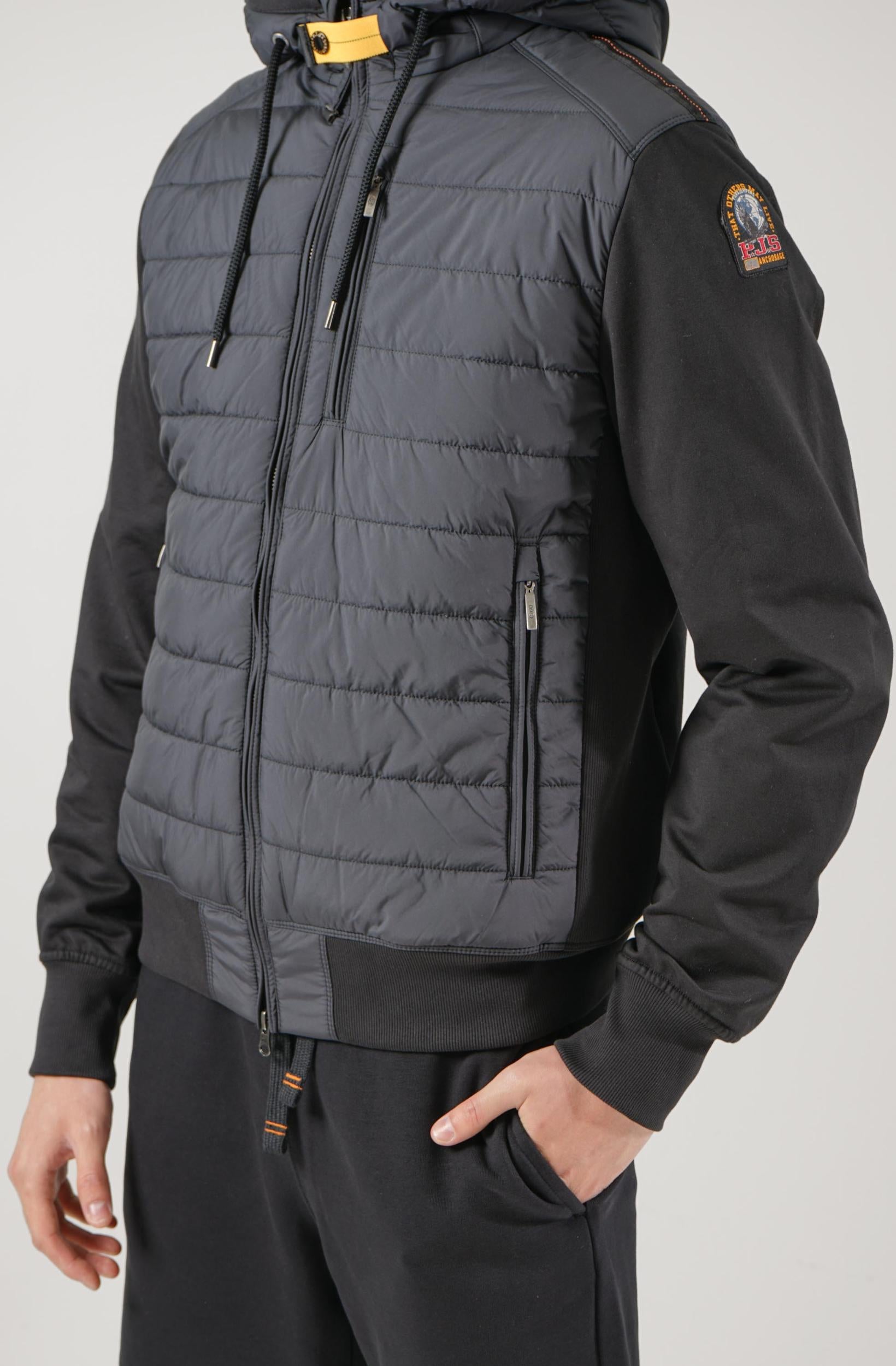 Parajumper Fleece &Amp; Puffer Jacket Black