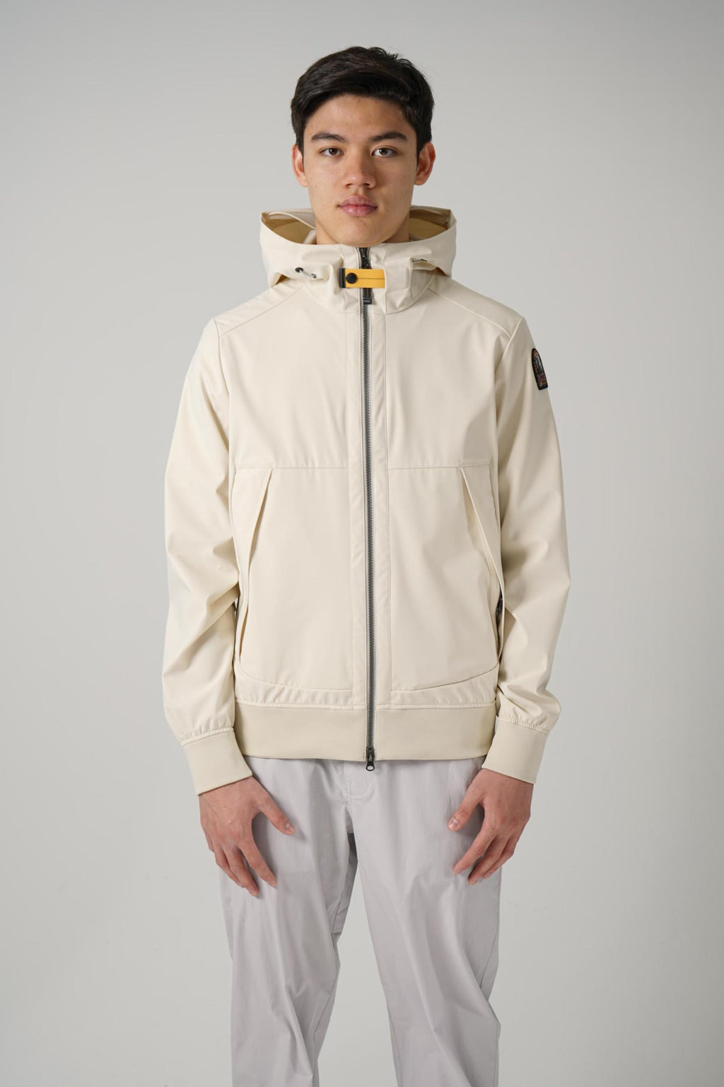 Parajumper Hooded Bomber Jacket  Beige