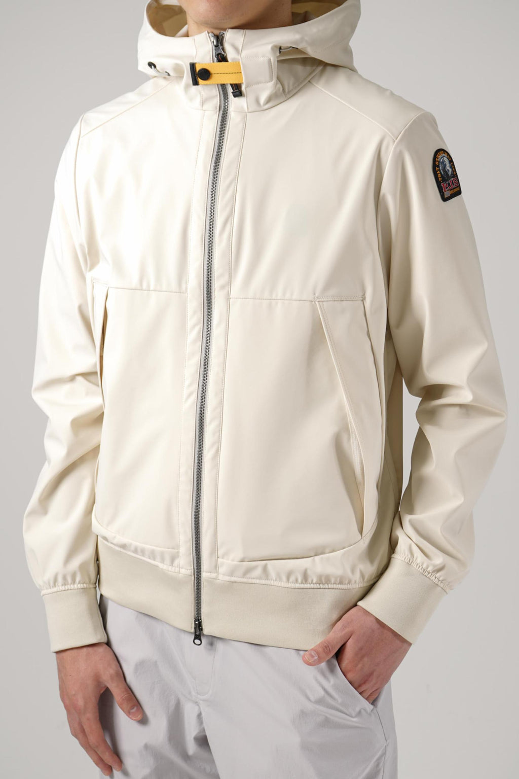 Parajumper Hooded Bomber Jacket  Beige