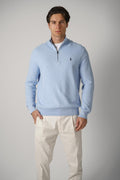 Ralph Lauen Quarter Zip Knitwear Blue