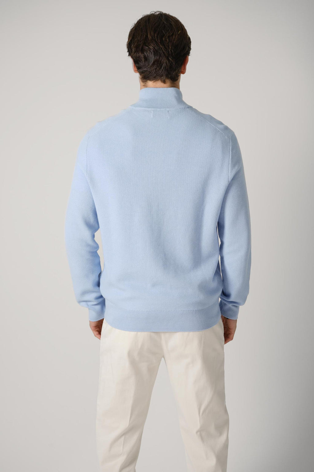Ralph Lauen Quarter Zip Knitwear Blue
