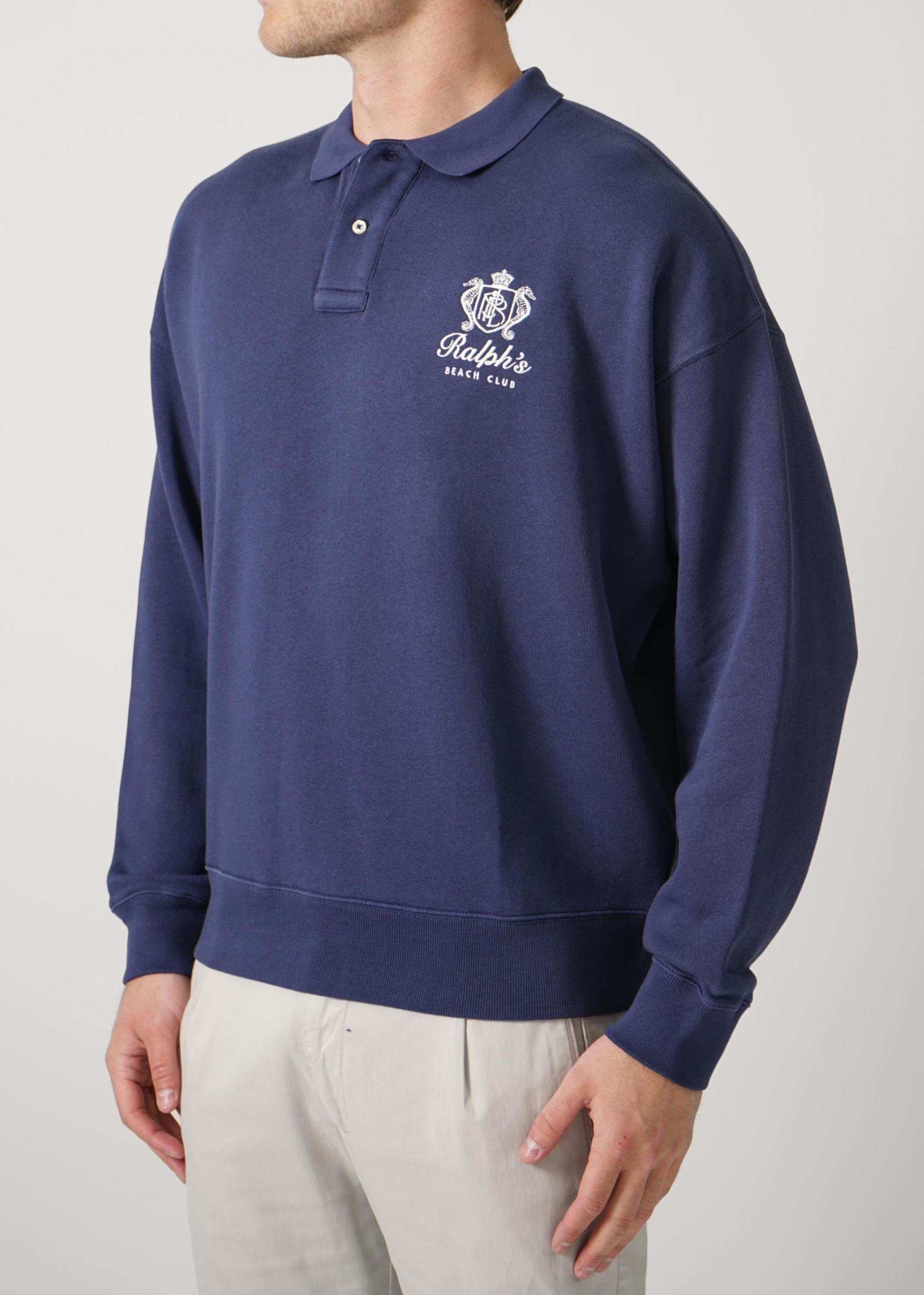 Ralph Lauren Beach Club Polo Sweater Navy