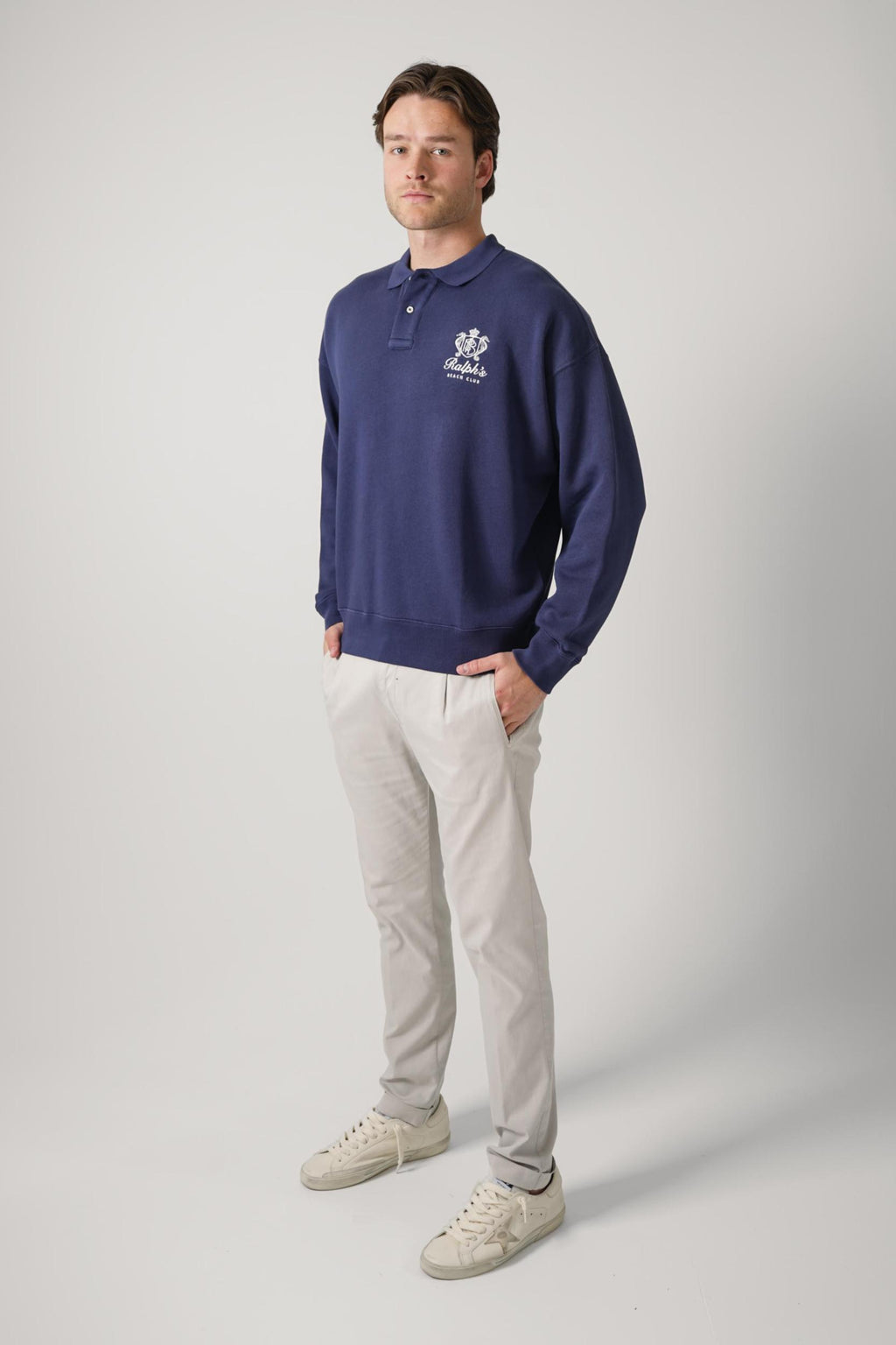 Ralph Lauren Beach Club Polo Sweater Navy