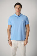 Ralph Lauren Classic Custom Slim Fit Cotton Polo Light Blue