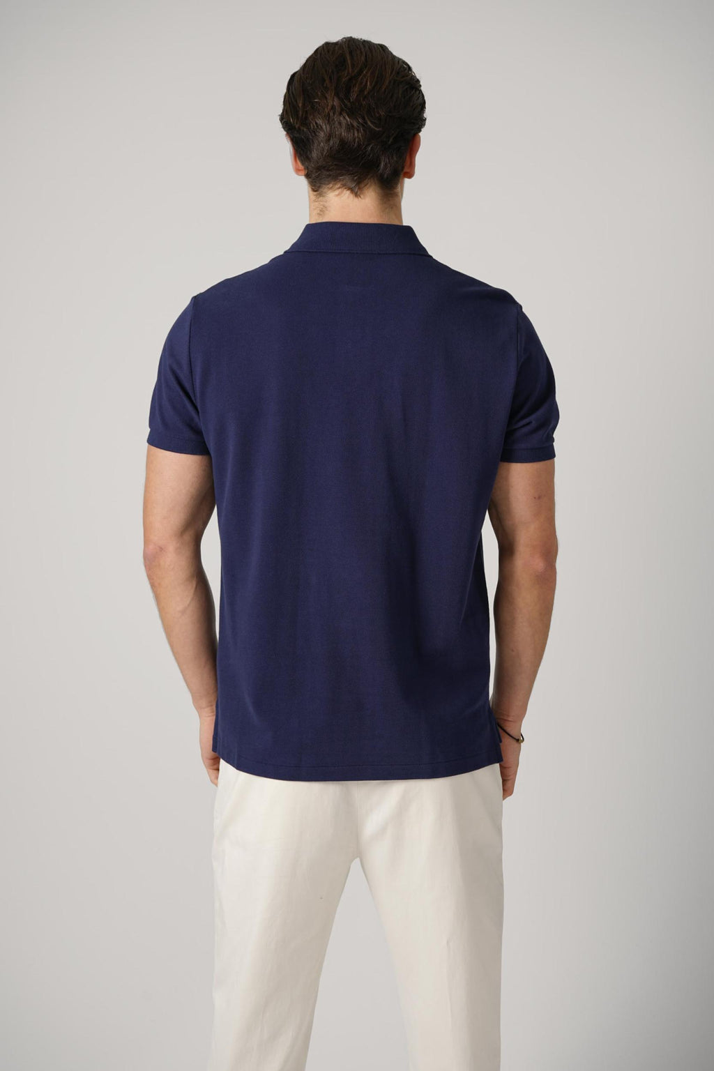Ralph Lauren Classic Custom Slim Fit Cotton Polo Navy