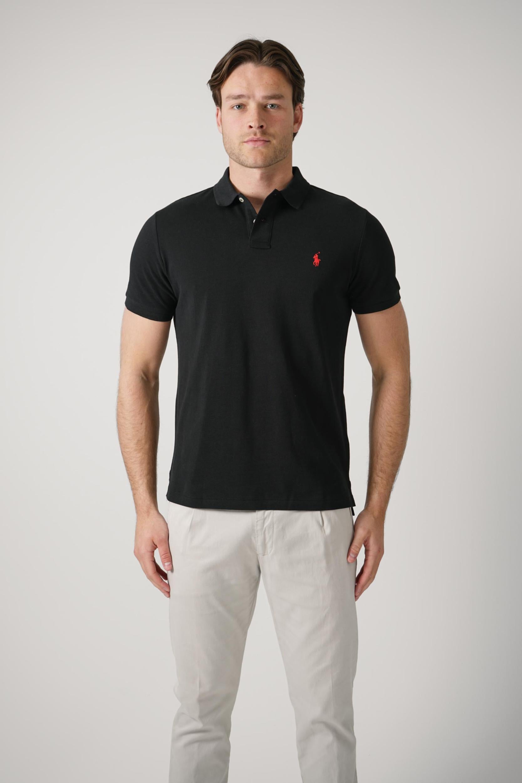 Ralph Lauren Classic Two Buttoned Polo Black