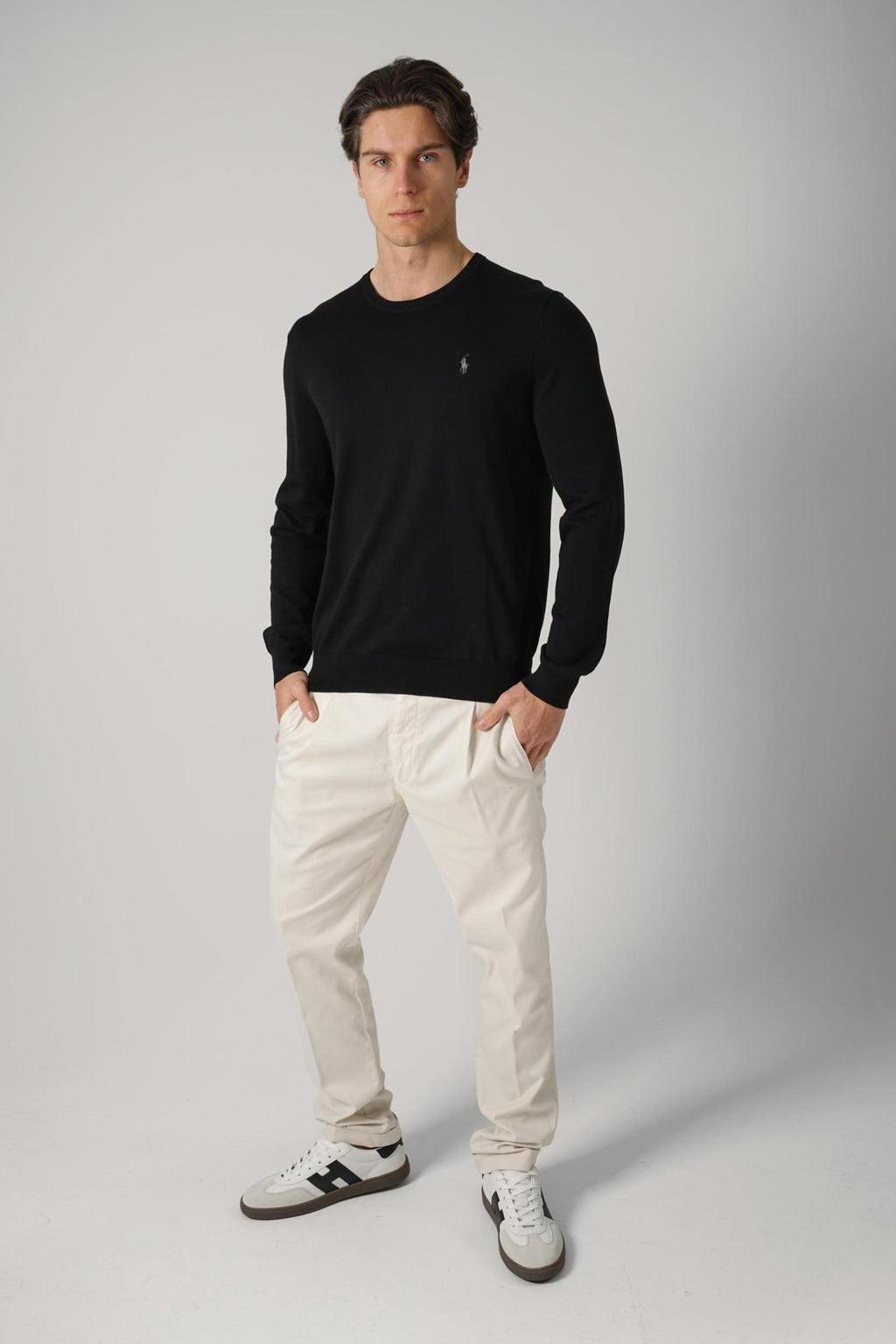 Ralph Lauren Cotton Sweater Black