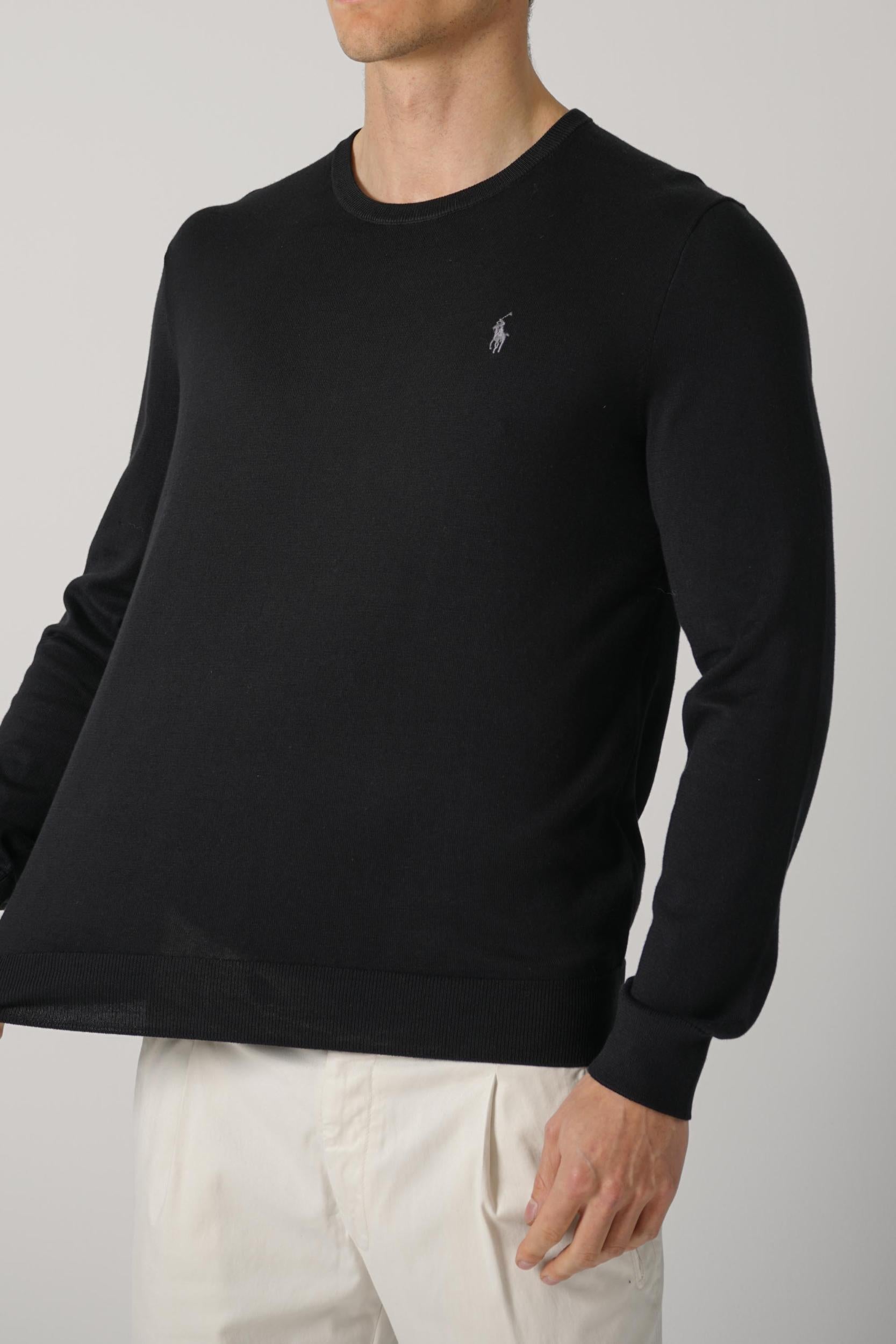 Ralph Lauren Cotton Sweater Black