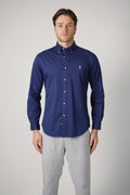 Ralph Lauren Custom Feather Weight Twill Shirt Navy