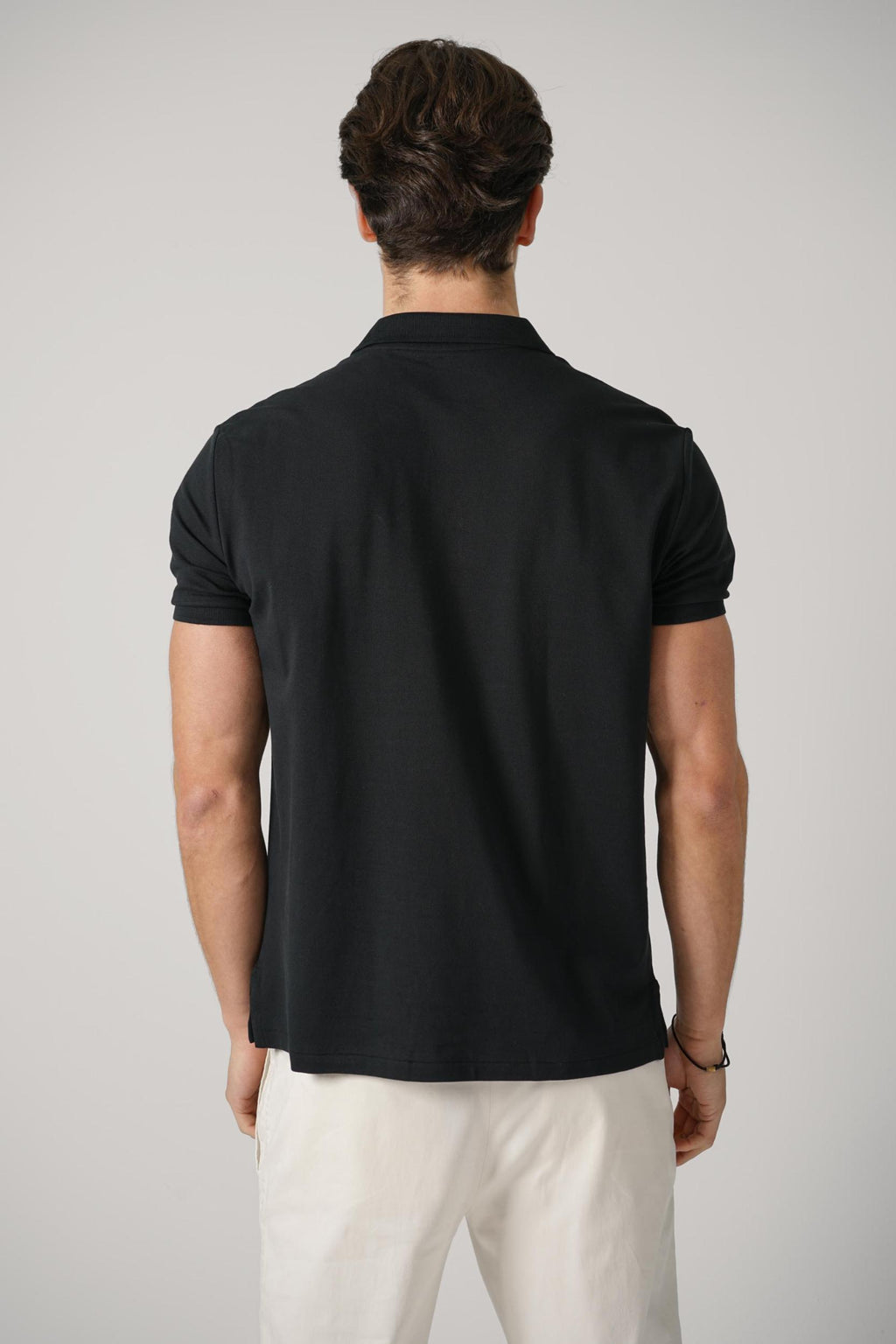 Ralph Lauren Custom Slim Fit Polo Black