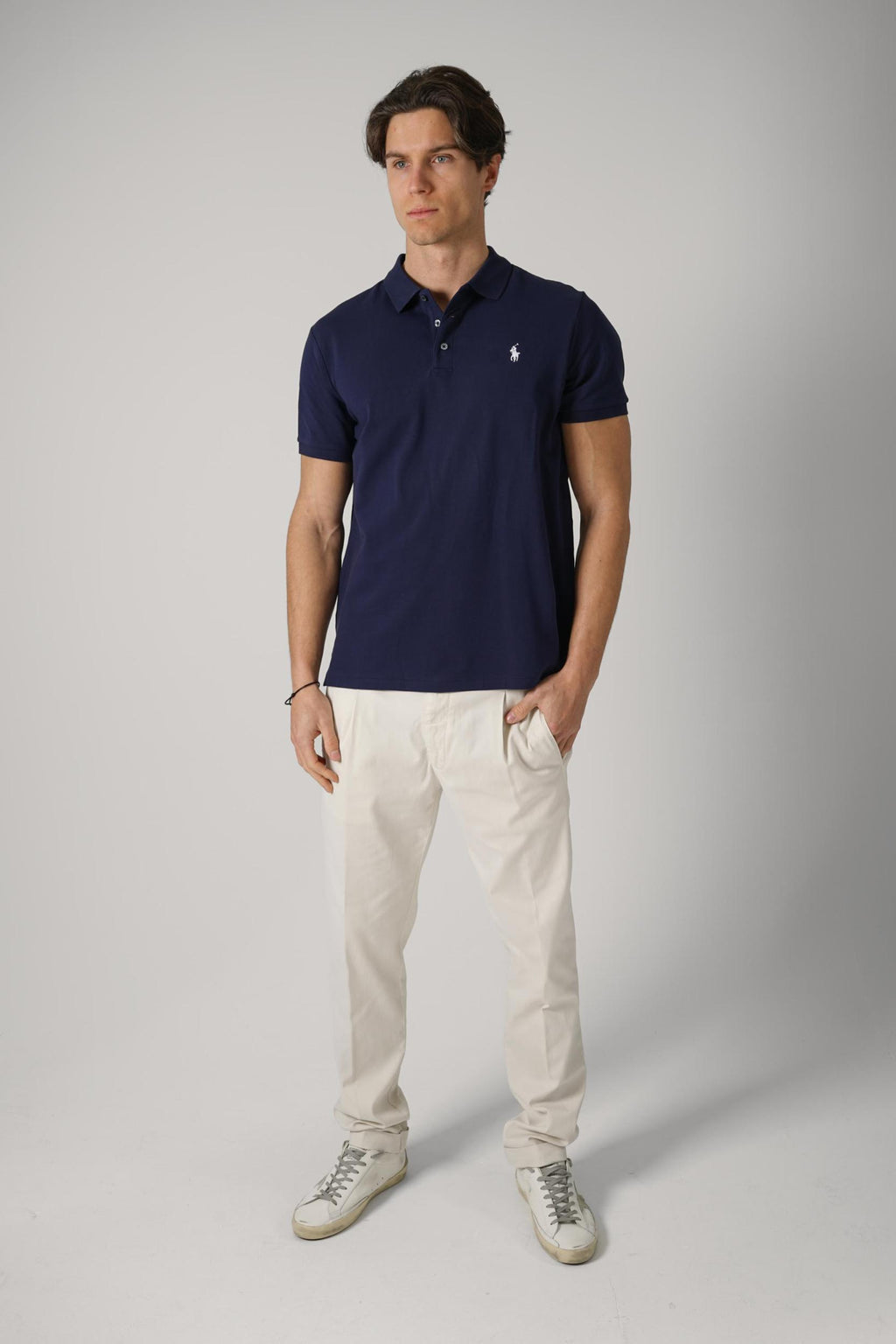 Ralph Lauren Custom Slim Fit Polo Navy