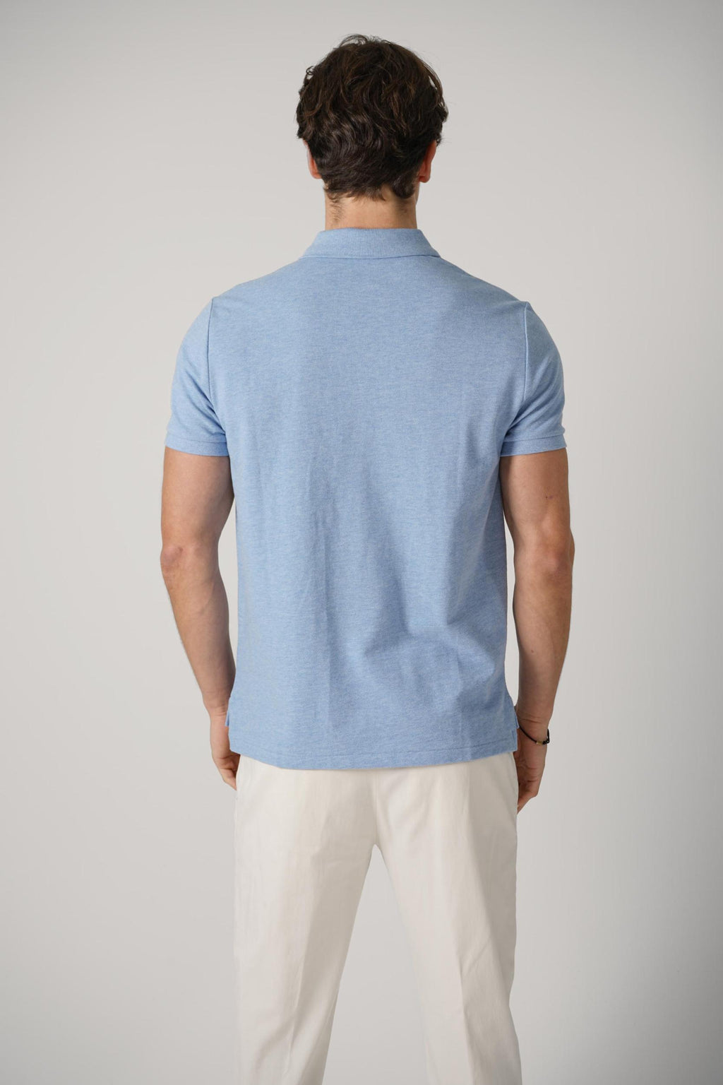 Ralph Lauren Custom Slim Fit Stretch Polo Blue