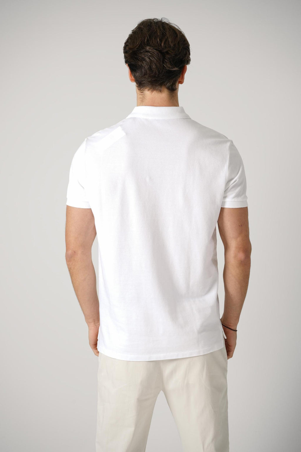 Ralph Lauren Custom Slim Fit Stretch Polo White