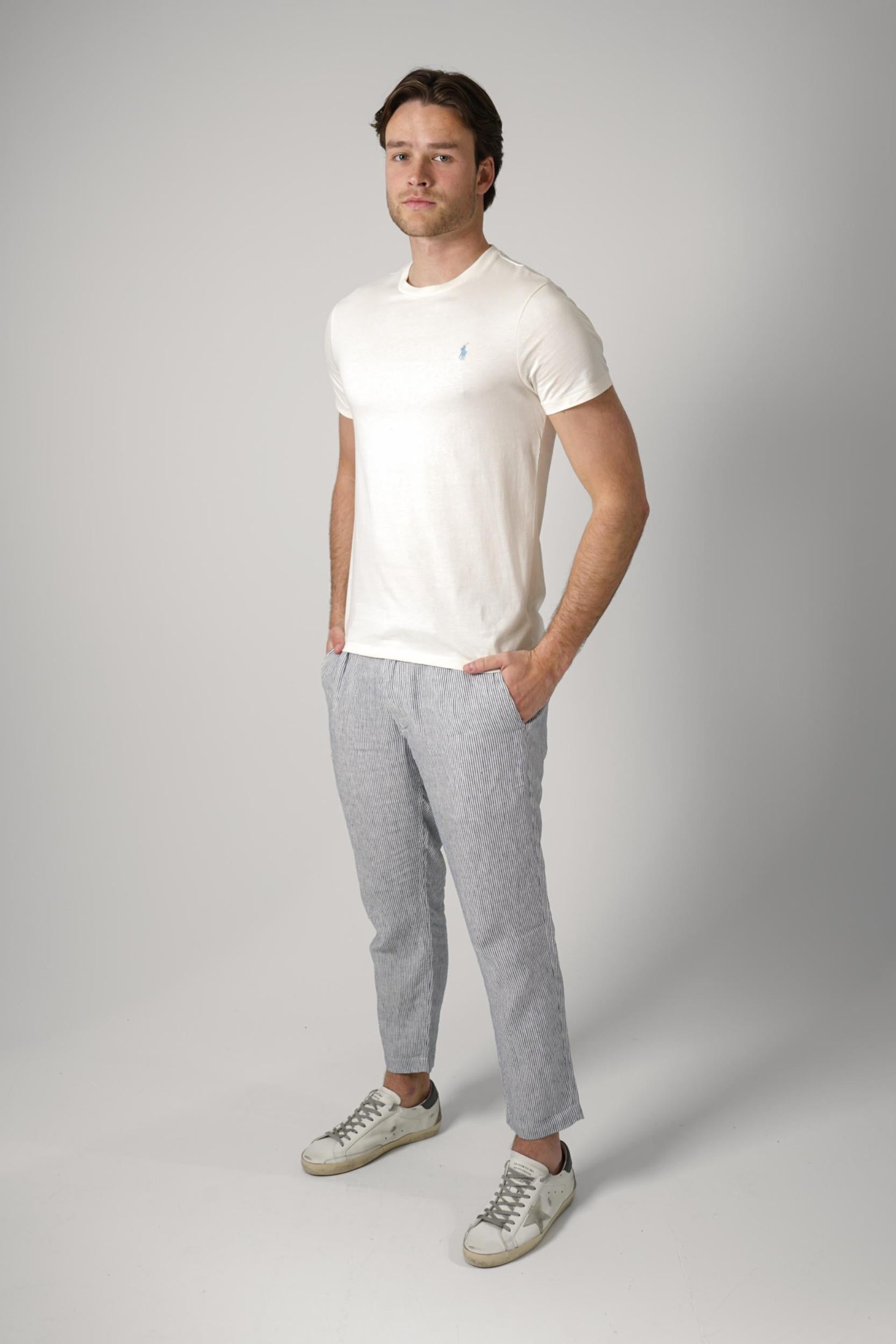 Ralph Lauren Custom Slim Fit T-Shirt Creme