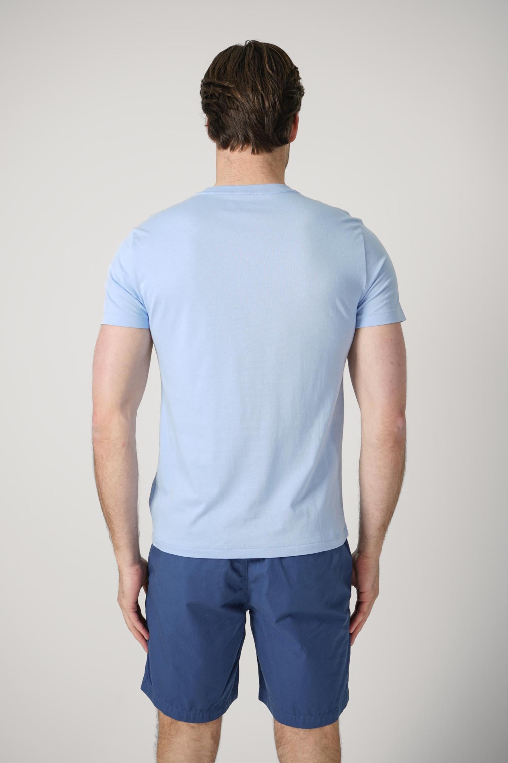 Ralph Lauren Custom Slim Fit T-Shirt Light Blue
