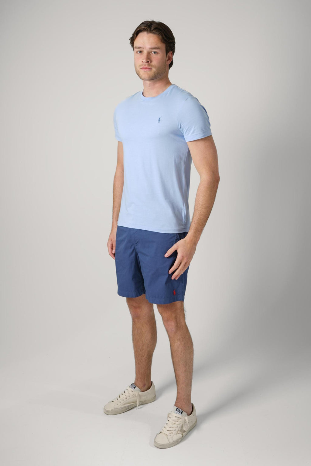 Ralph Lauren Custom Slim Fit T-Shirt Light Blue