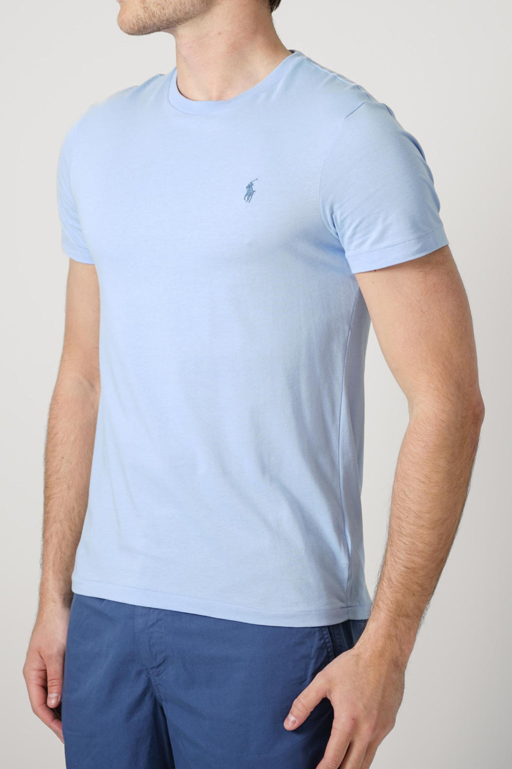 Ralph Lauren Custom Slim Fit T-Shirt Light Blue