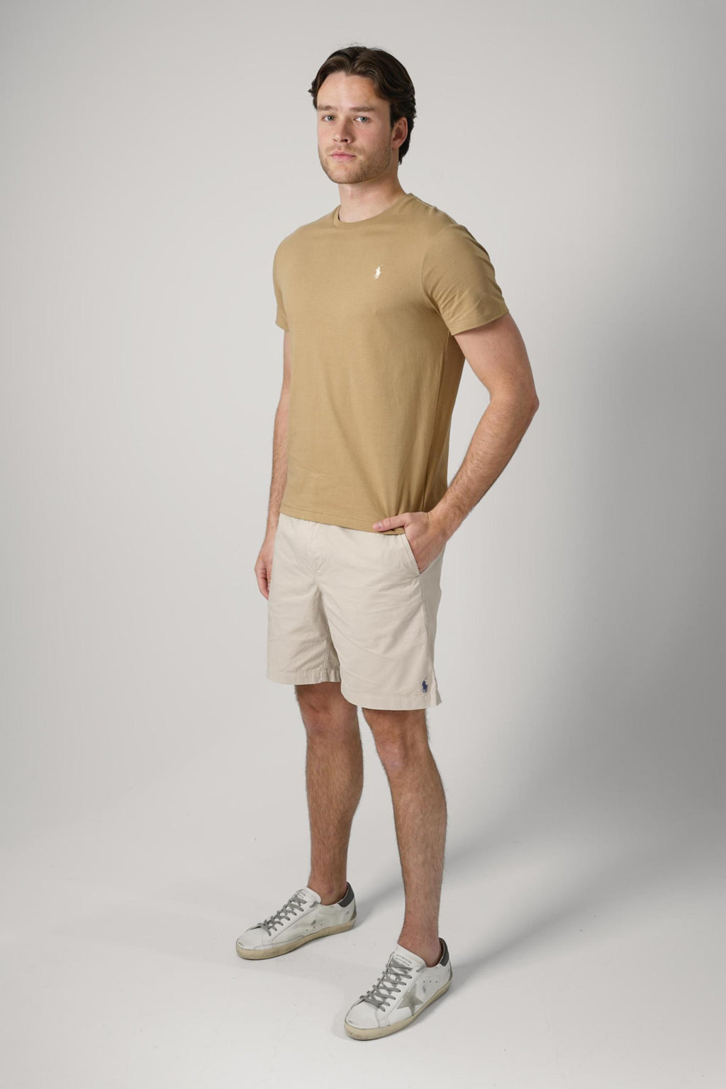 Ralph Lauren Custom Slim-Fit T-Shirt Tan