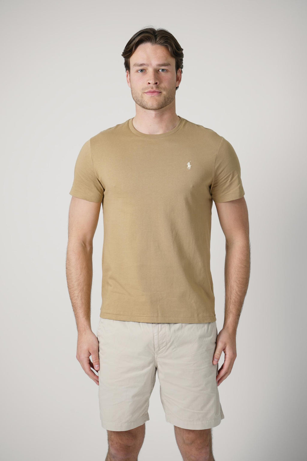 Ralph Lauren Custom Slim-Fit T-Shirt Tan