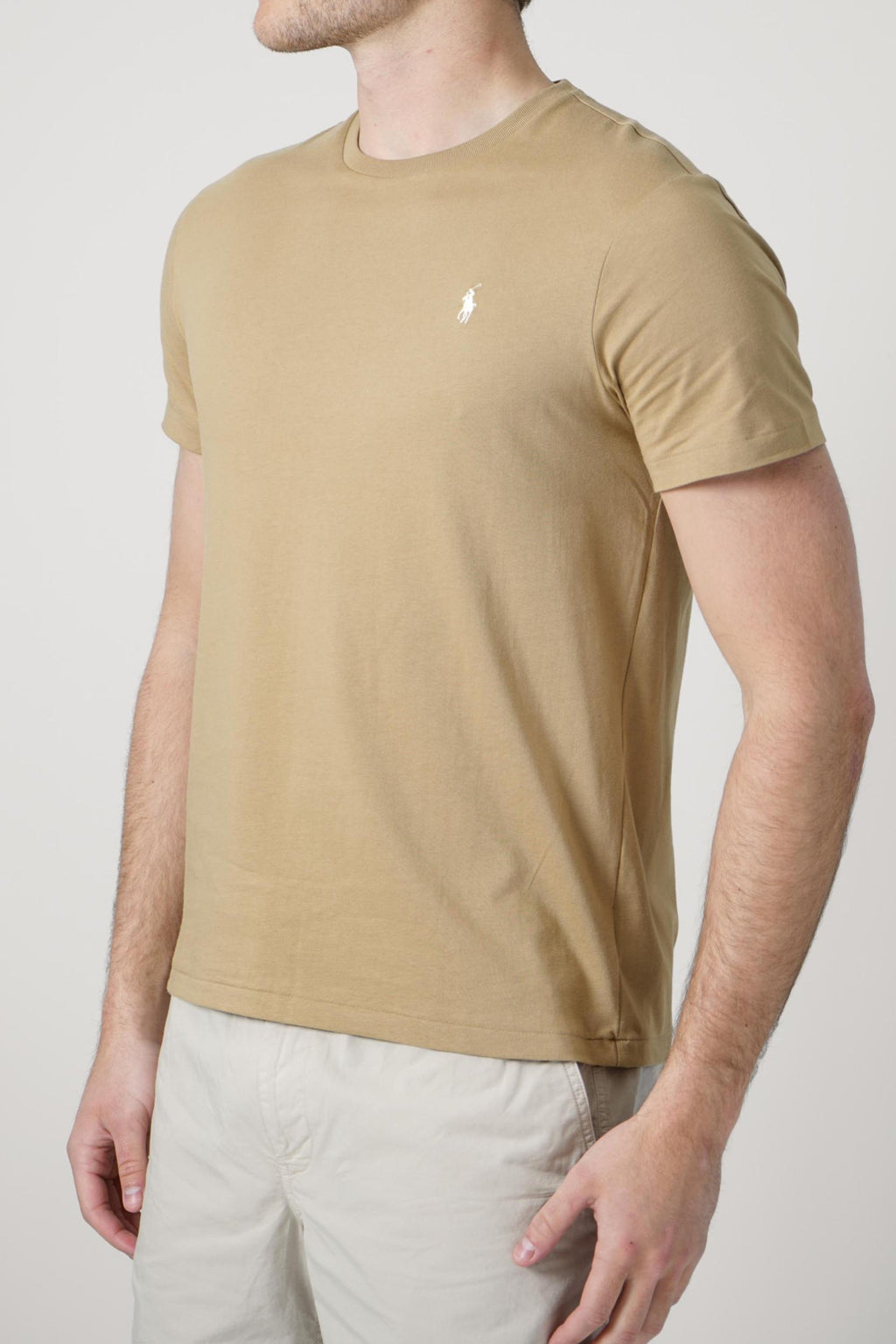 Ralph Lauren Custom Slim-Fit T-Shirt Tan